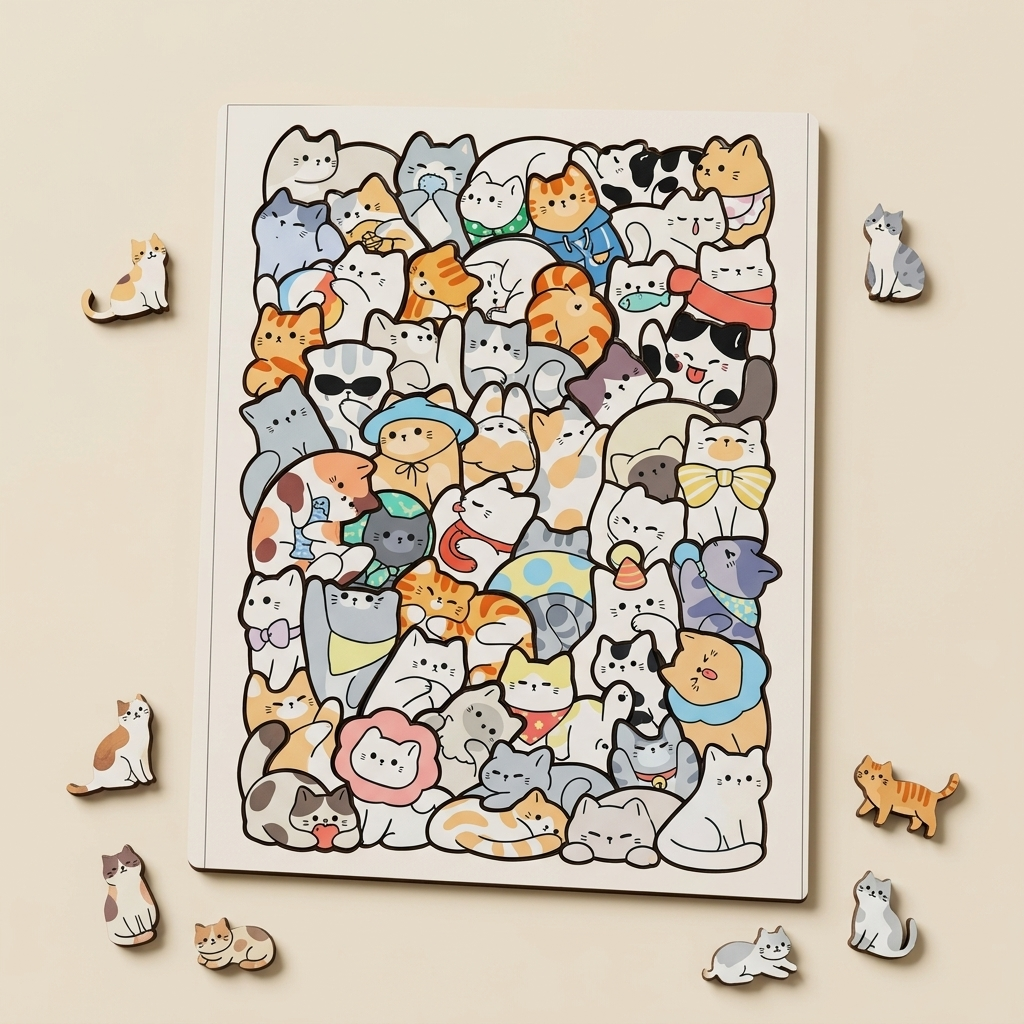 Puzzle gatitos