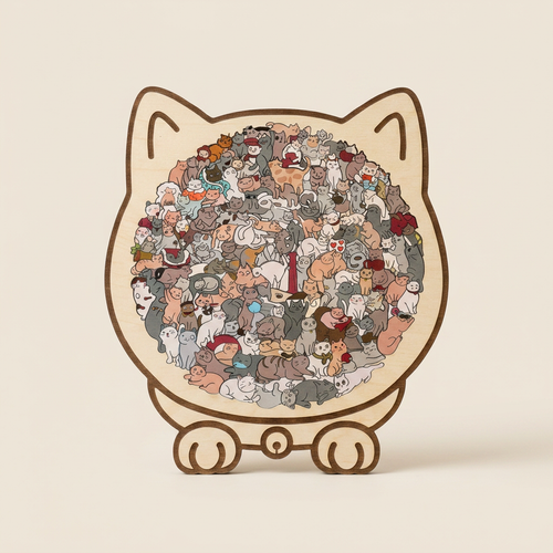 Puzzle Mil Gatos